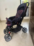 BABYHUG Cocoon Stroller/Pram With Reversible Handle - Dark Navy Blue