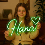 PERSONALIZED Special Kids Room Neon Name Plate with Motif