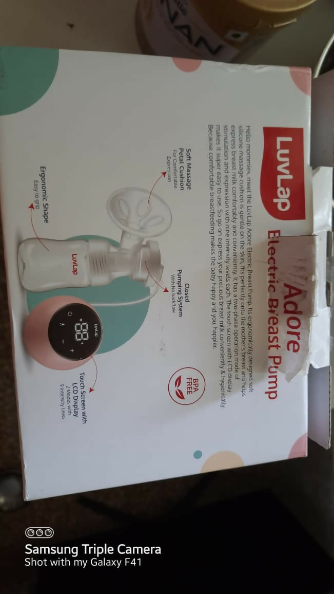 LuvLap Electric Breast Pump | Comfortable & Portable Breastfeeding Solution