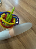 R FOR RABBIT Baby Feeding Spoon + Rattle Combo Set