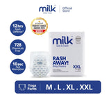 Milk Baby Diaper Yoga Pants, Size XXL - 24 Pcs, 18 To 25 KG