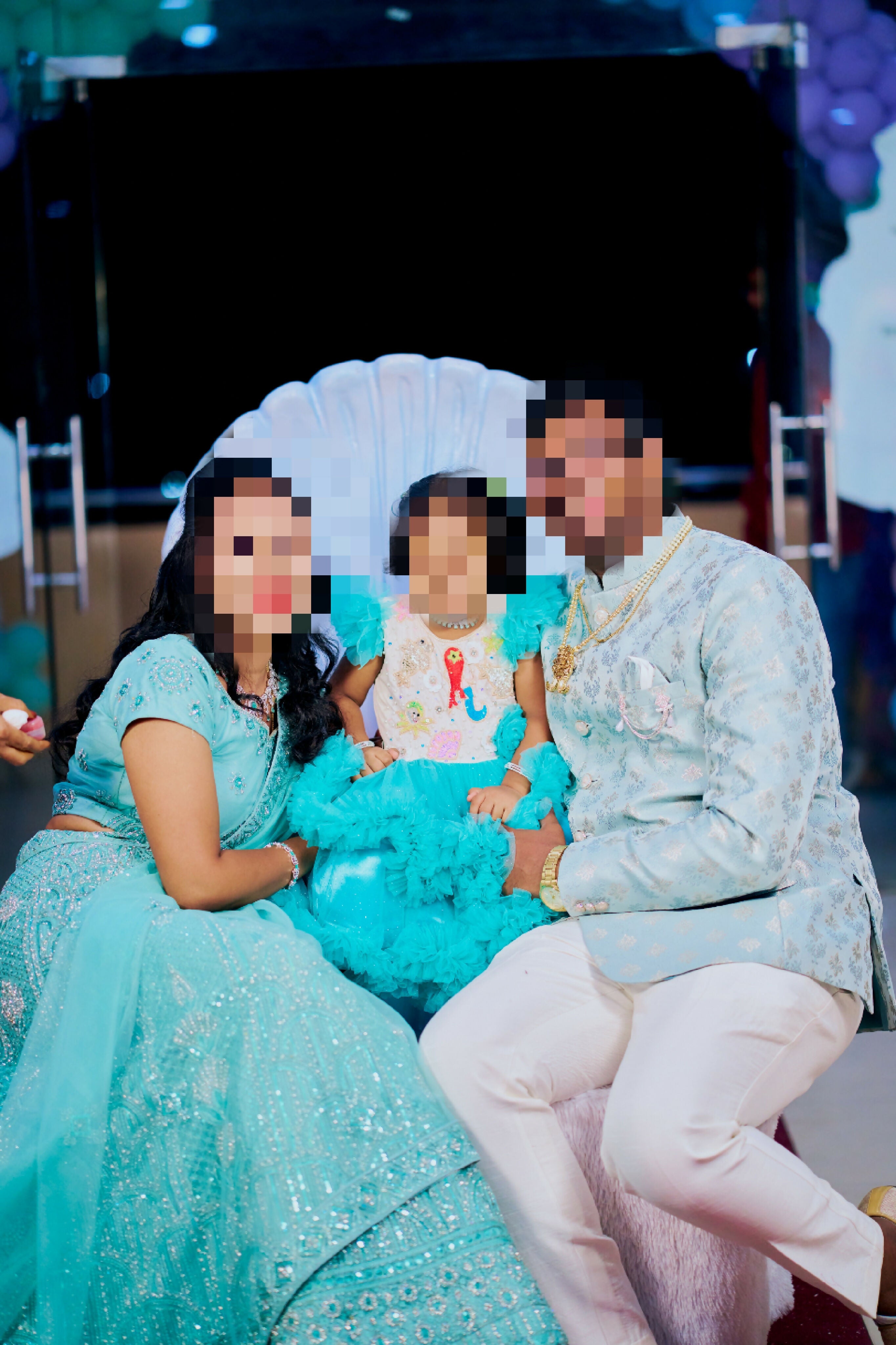 Mom daughter dad duo trio dresses twinning