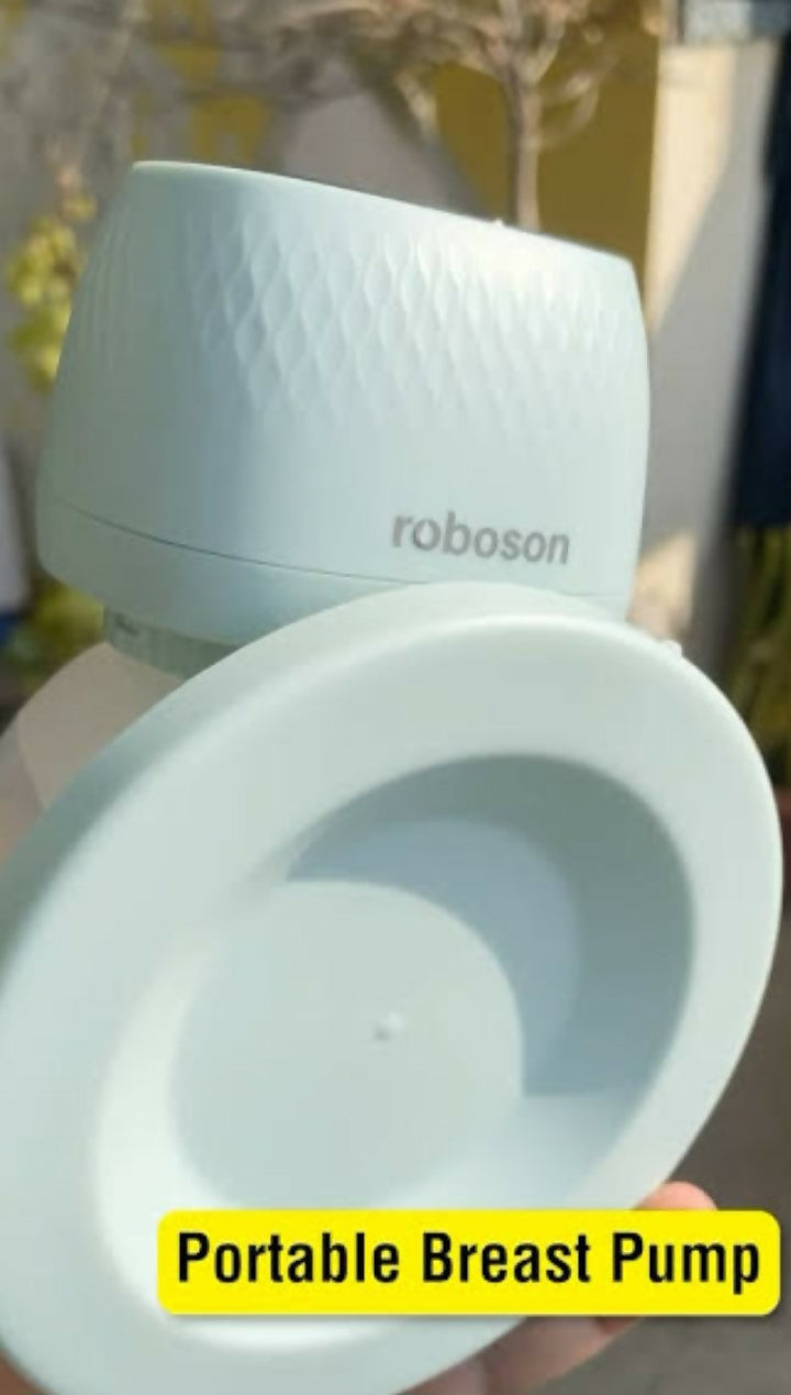Portable breast pump with 'roboson'