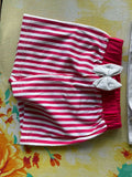 BABYHUG Cotton Knit Half Sleeves Night Wear With shorts for girls - Pink - PyaraBaby