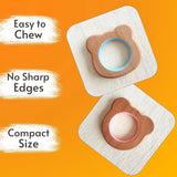 Explore shapes and soothe gums with Babycov's Cute Neem Wood Teethers - natural comfort for safe and playful chewing!