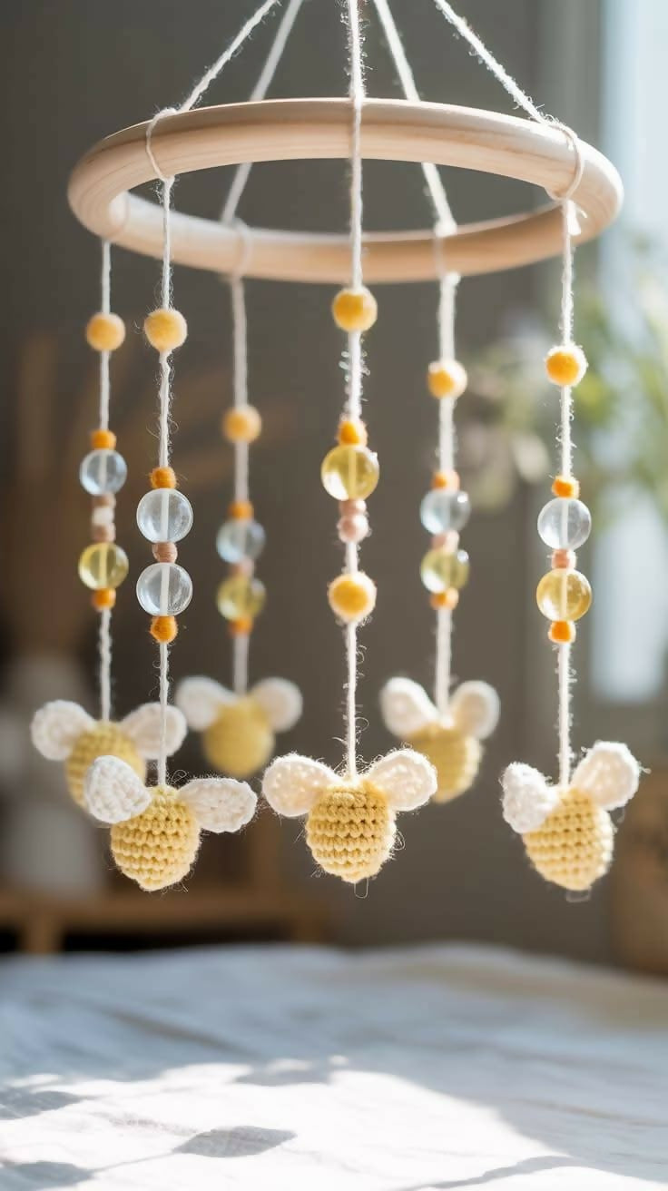 Crochet Cot Mobile For Newborn