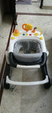BAYBEE Astro 2-in-1 baby walker – convertible seated & push walker with music, height adjustment & safety features.