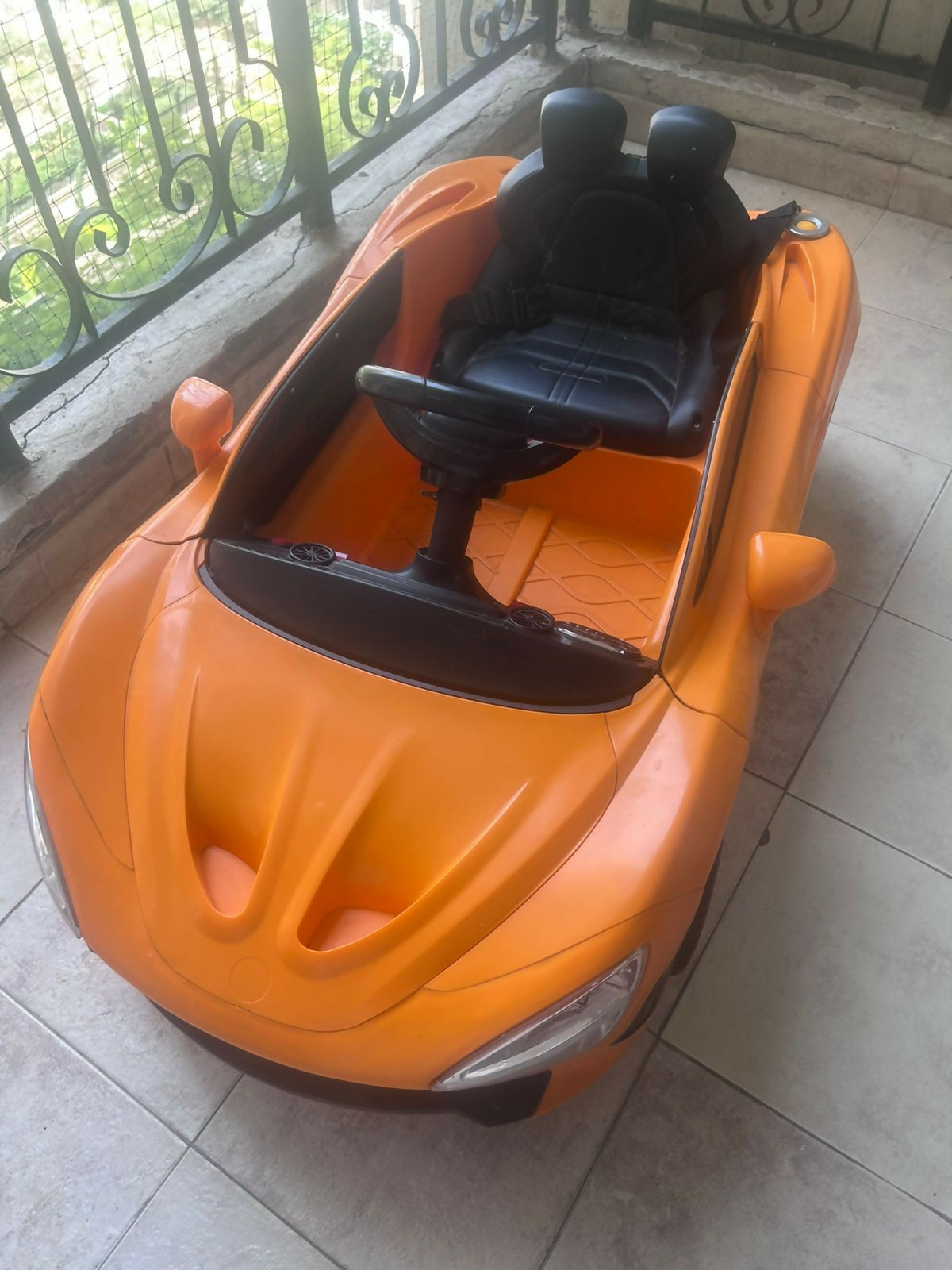 Buy Orange Baby Car – bright, safe, and fun ride-on for toddlers.
