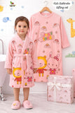 3 PCS Unique Kids Bathrobe Set