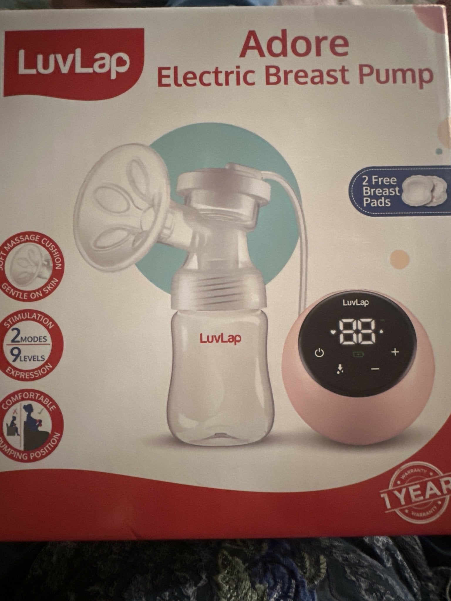 Luvlap Adore Electric Breast Pump