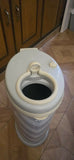 UBBI Odor Locking Diaper Pail - Grey & White Colour