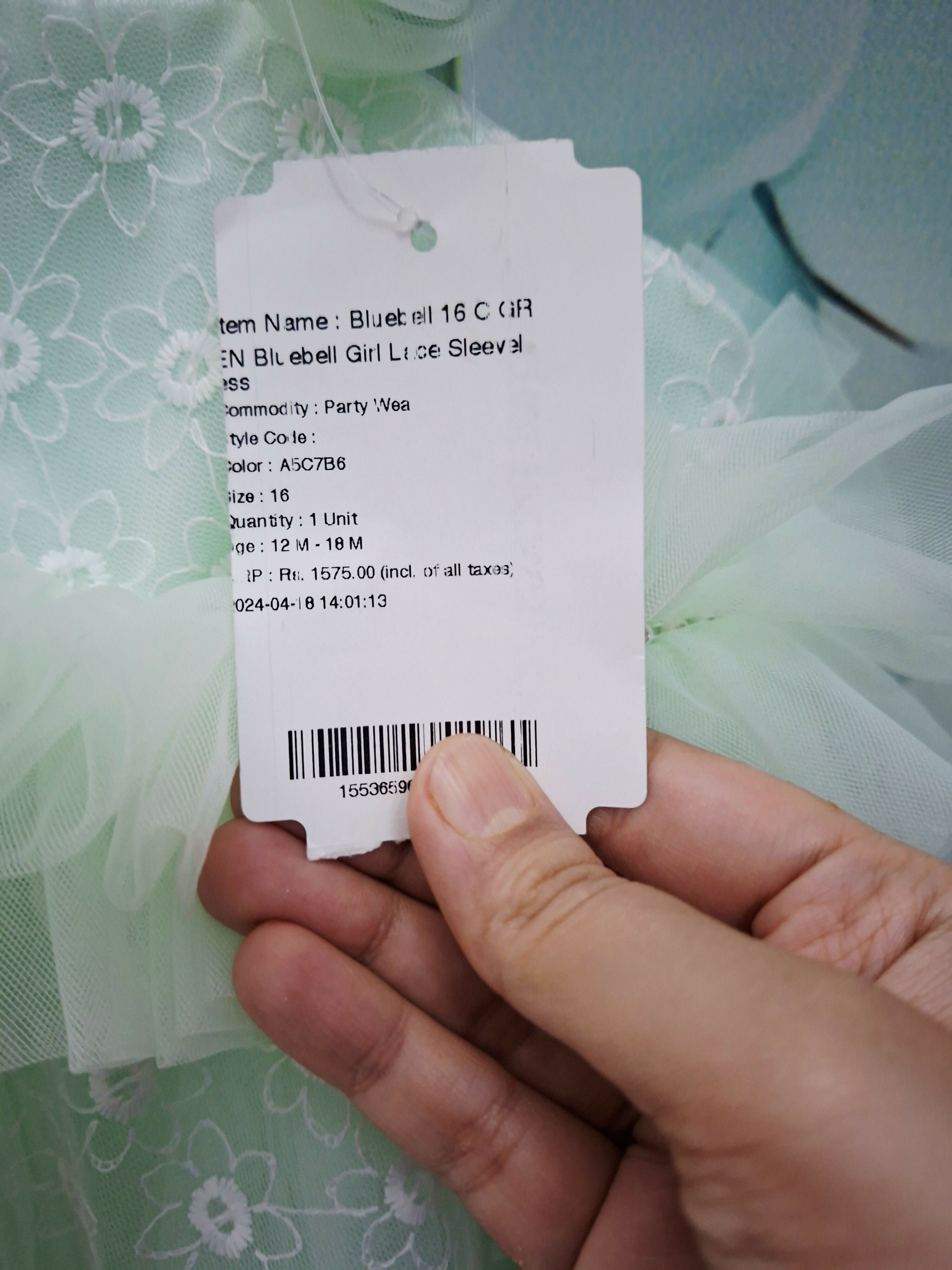 Light green lace dress