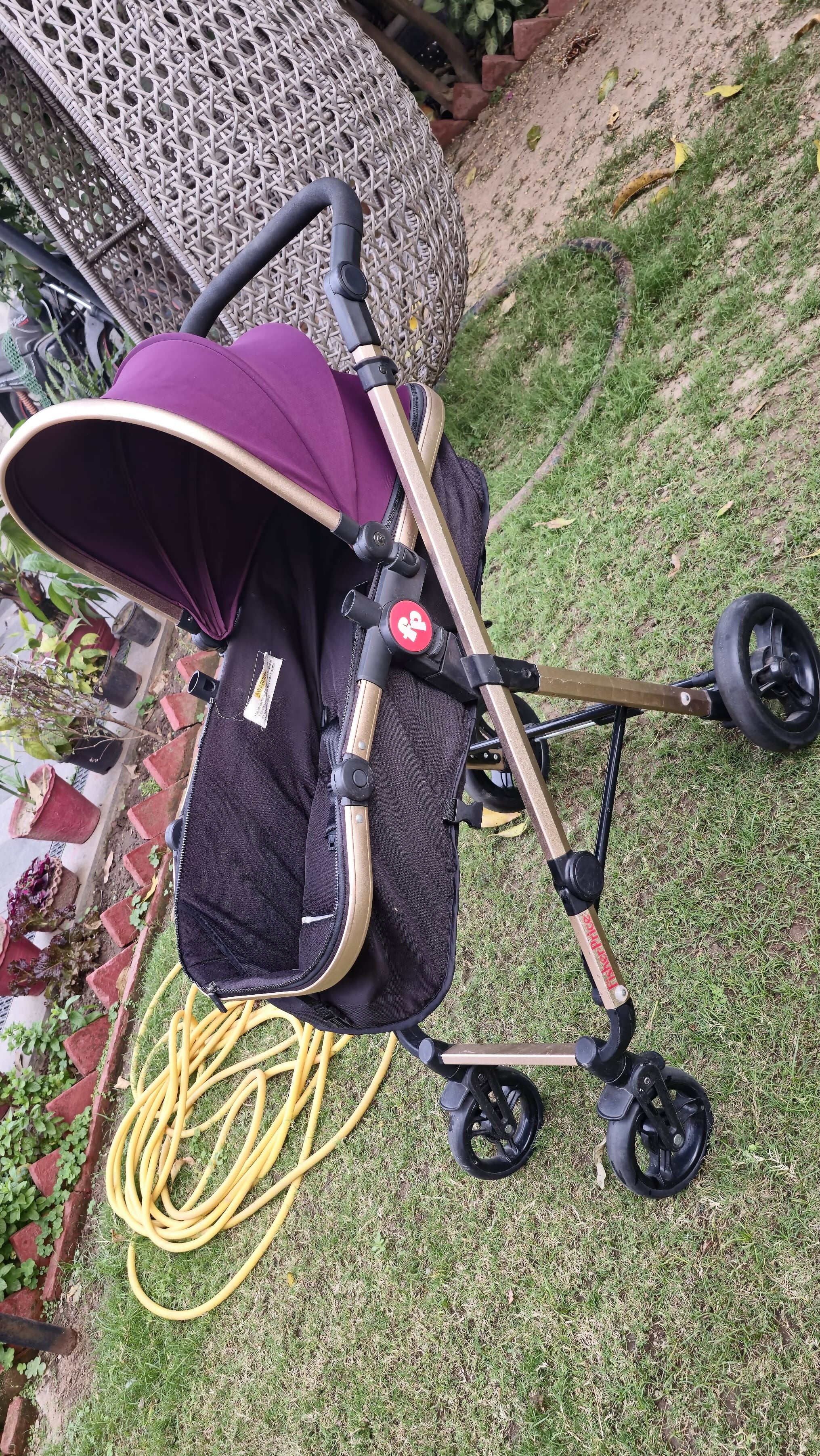 Buy FISHER-PRICE Hiker Luxury Stroller Cum Pram – Multi-Position Recline, Safety Harness, Compact Fold