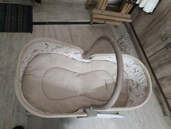 Buy Babyhug Opal 3 in 1 Cozy Manual Rocker cum Sleeper – Versatile Baby Rocker with Mosquito Net, Soothing Vibrations & Music