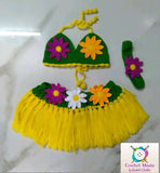 Crochet Baby Bikini Skirt Set