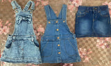 Get the Combo 3 Denim Dresses for 2-3-year-old baby girls, featuring stylish, comfortable, and durable designs perfect for any occasion.
