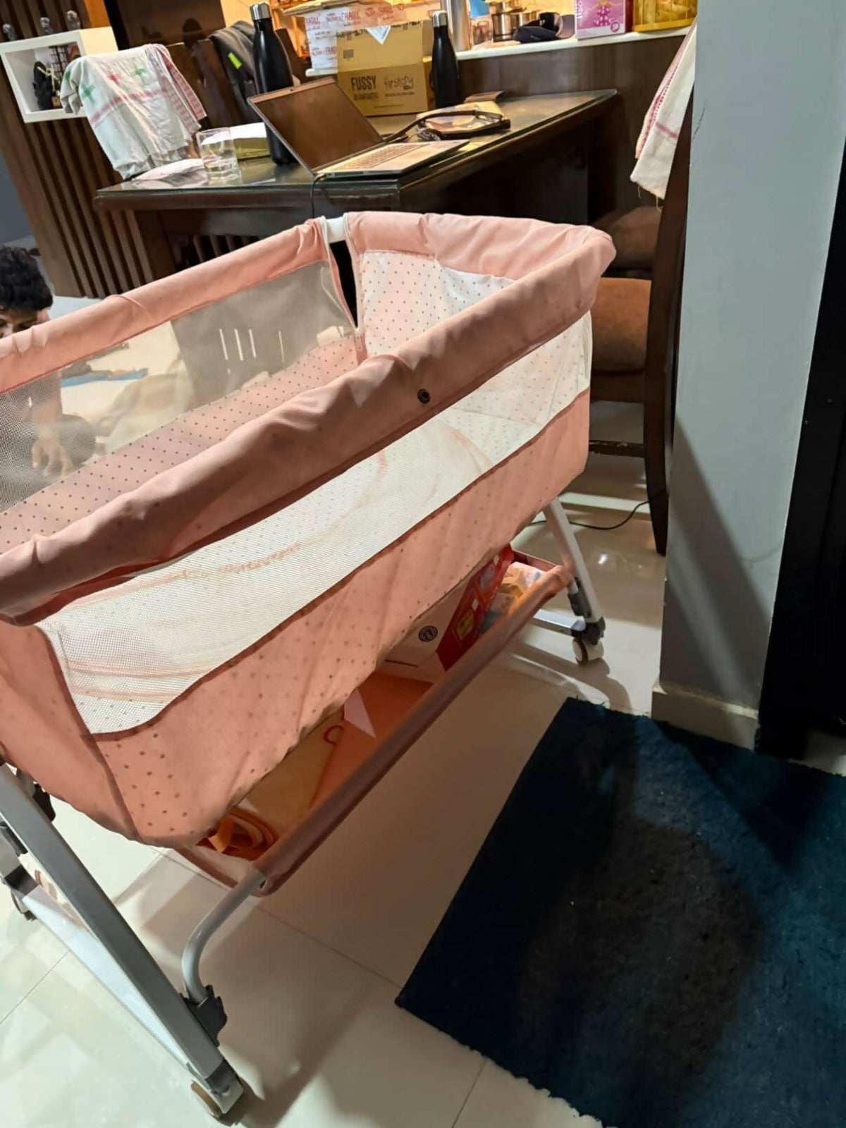 CAREIT Premium 6-in-1 Baby Bedside Cot / Crib / Cradle