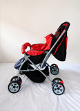 LuvLap Galaxy Baby Stroller Pram 18258 Reversible Handle 5-Point B120