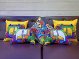 Colorful decorative pillows