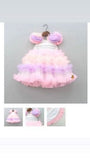 LITTLE MUFFET Baby Girl's Fit & Flare Long Dress - PyaraBaby