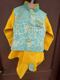 Kurta Pajama with Jacket for Baby Boy - PyaraBaby