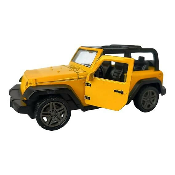 Cube Play Sports Model Car Jeep Metal Pull Back Toy Diecast Toy Cars with Openable Doors for Kids Boy Girl Gift Pack of 1