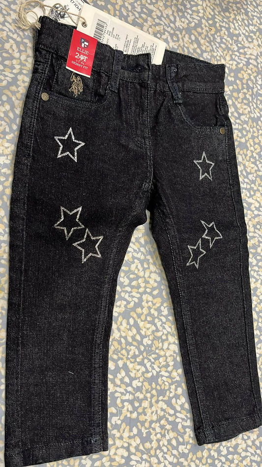 U.S. Polo Denim Jeans for Girl - PyaraBaby