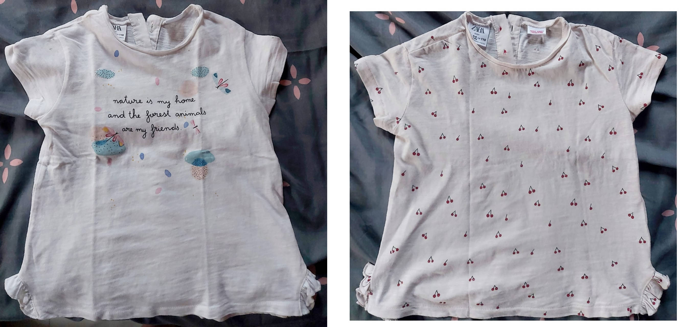 Set Of 2 T-Shirt/ Top For 4-5 Years Girl - PyaraBaby