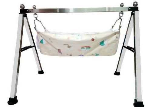 Stainless Steel Cradle for Baby/ Folding Cradle-Pyarababy