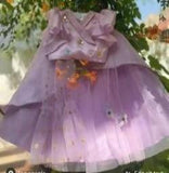Lilac Designer Lehenga Set - PyaraBaby