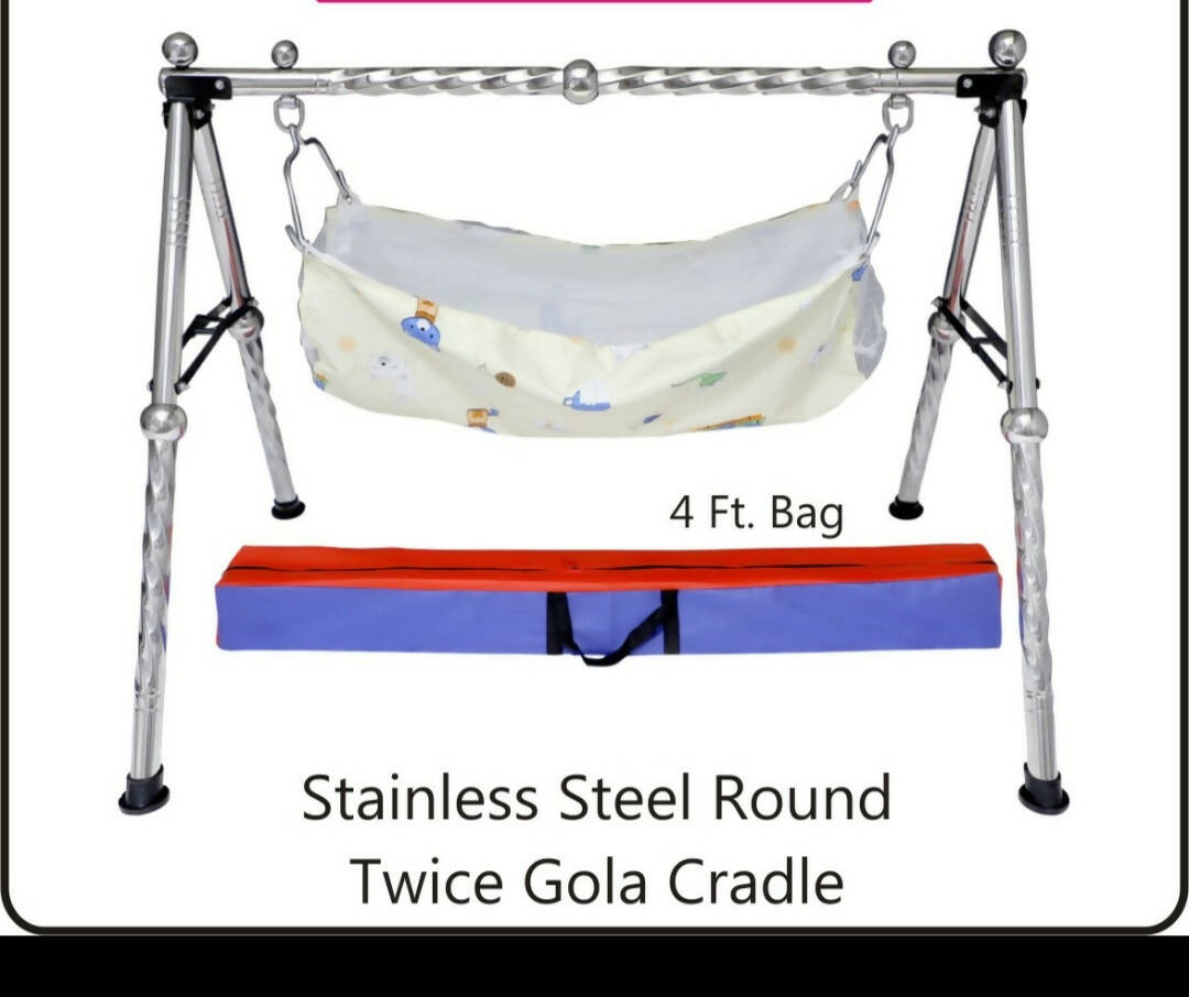 Stainless Steel Cradle for Baby - PyaraBaby