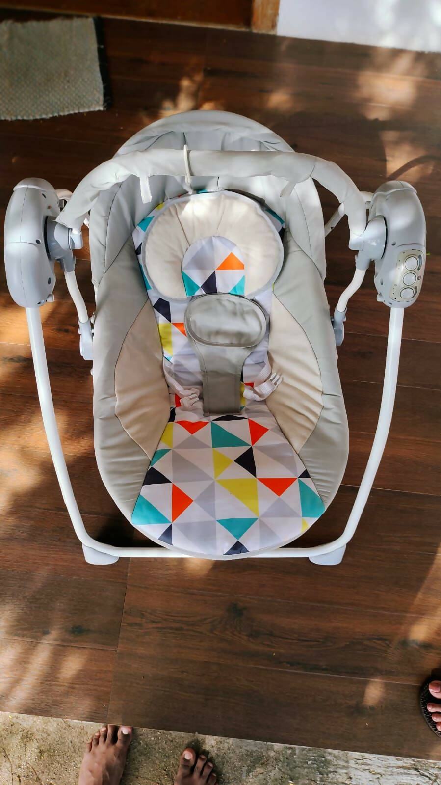 BABYHUG Galaxy Electric Swing with Remote - Grey - PyaraBaby