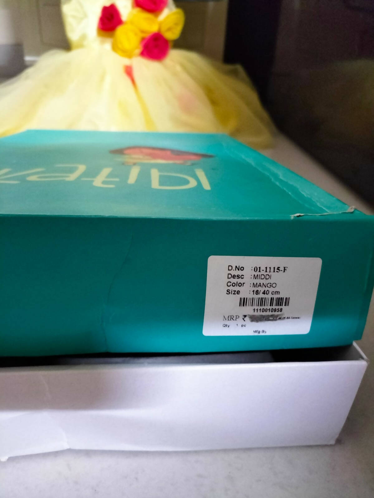 1st Birthday KATIBI Frock/Dress for Baby Girl - PyaraBaby