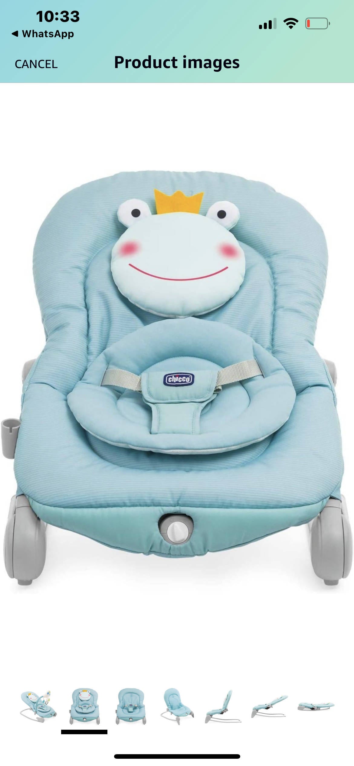 CHICCO balloon bouncer froggy PyaraBaby