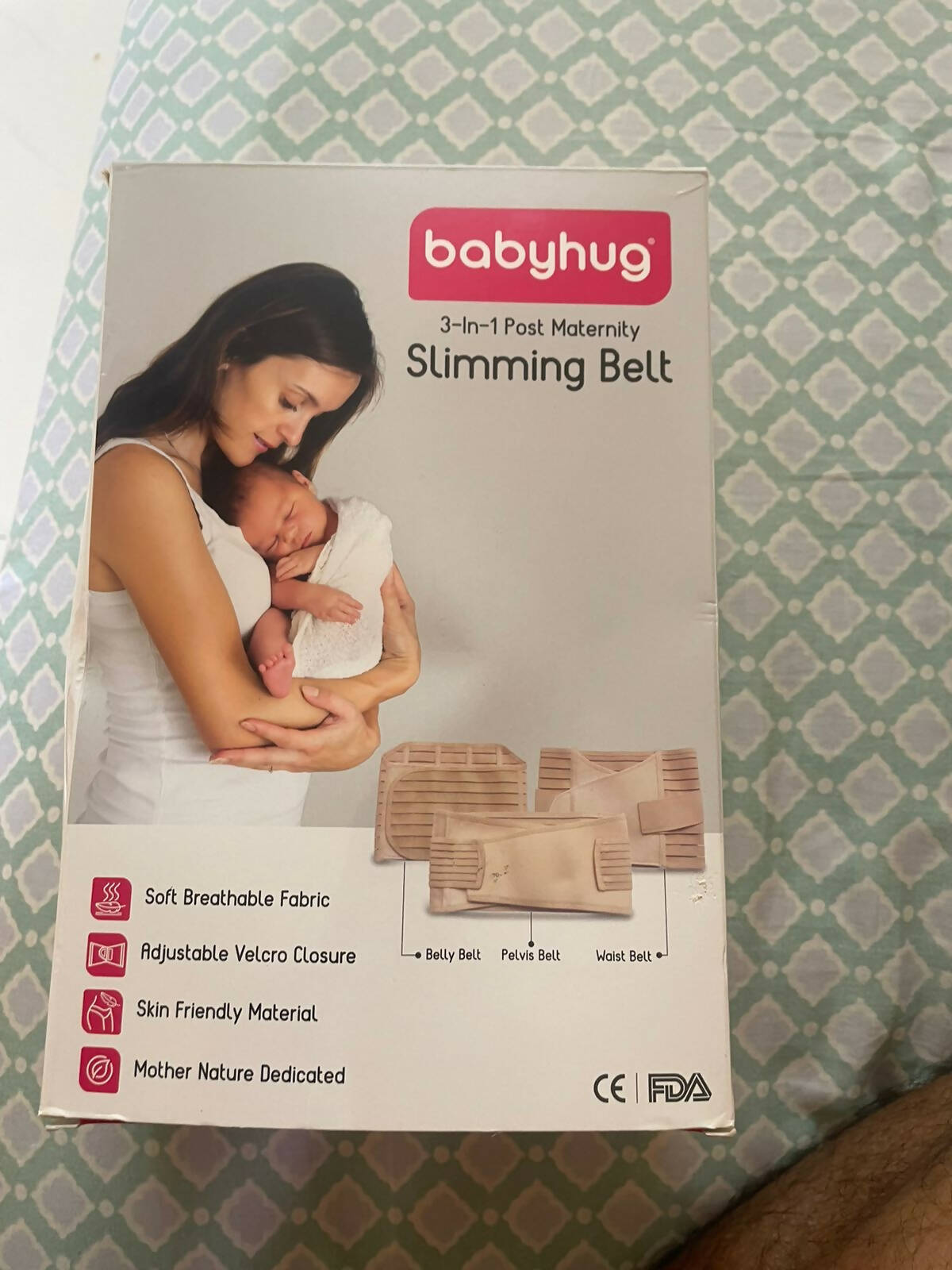 BABYHUG 3 in 1 Post Maternity Pelvis Support Belt L - Beige