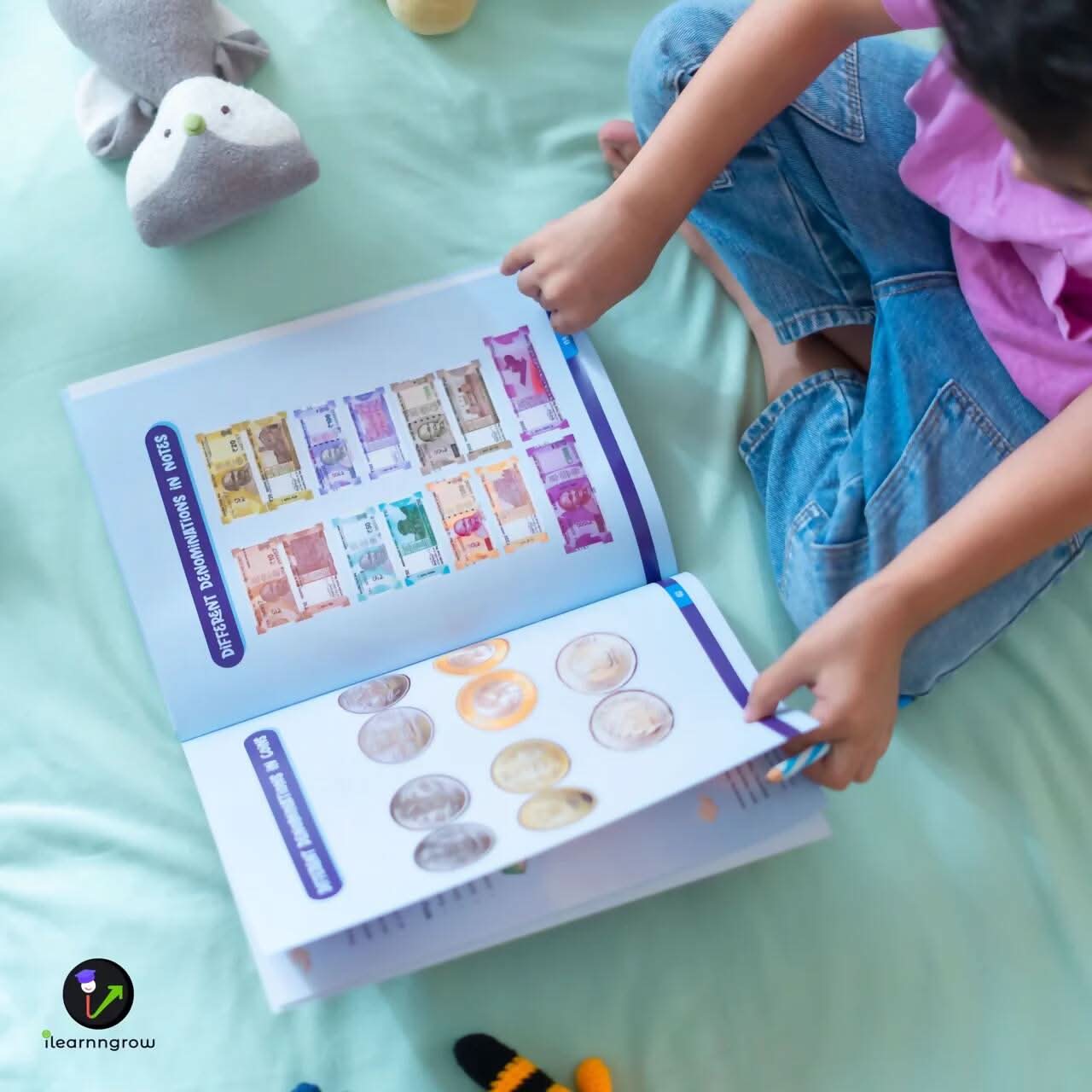 ILEARNNGROW Money Book, Kids' Financial Education, Financial Literacy, Money Management for Children - PyaraBaby