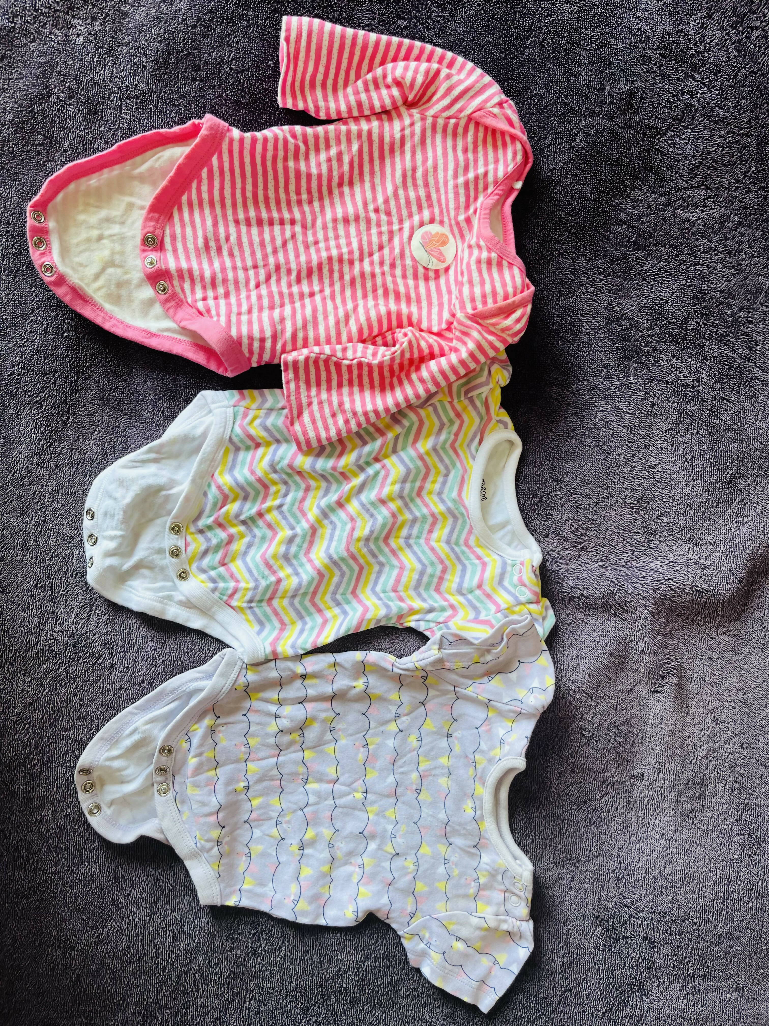 Newborn Baby Girl Rompers (Set of 3) - PyaraBaby