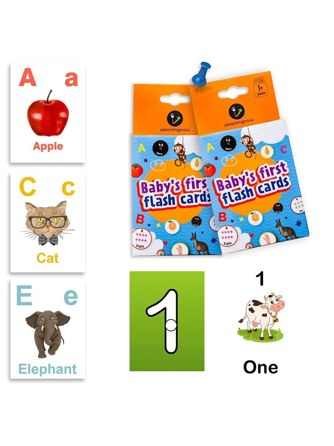 ILEARNNGROW Alphabets - Numbers Flash Cards - PyaraBaby