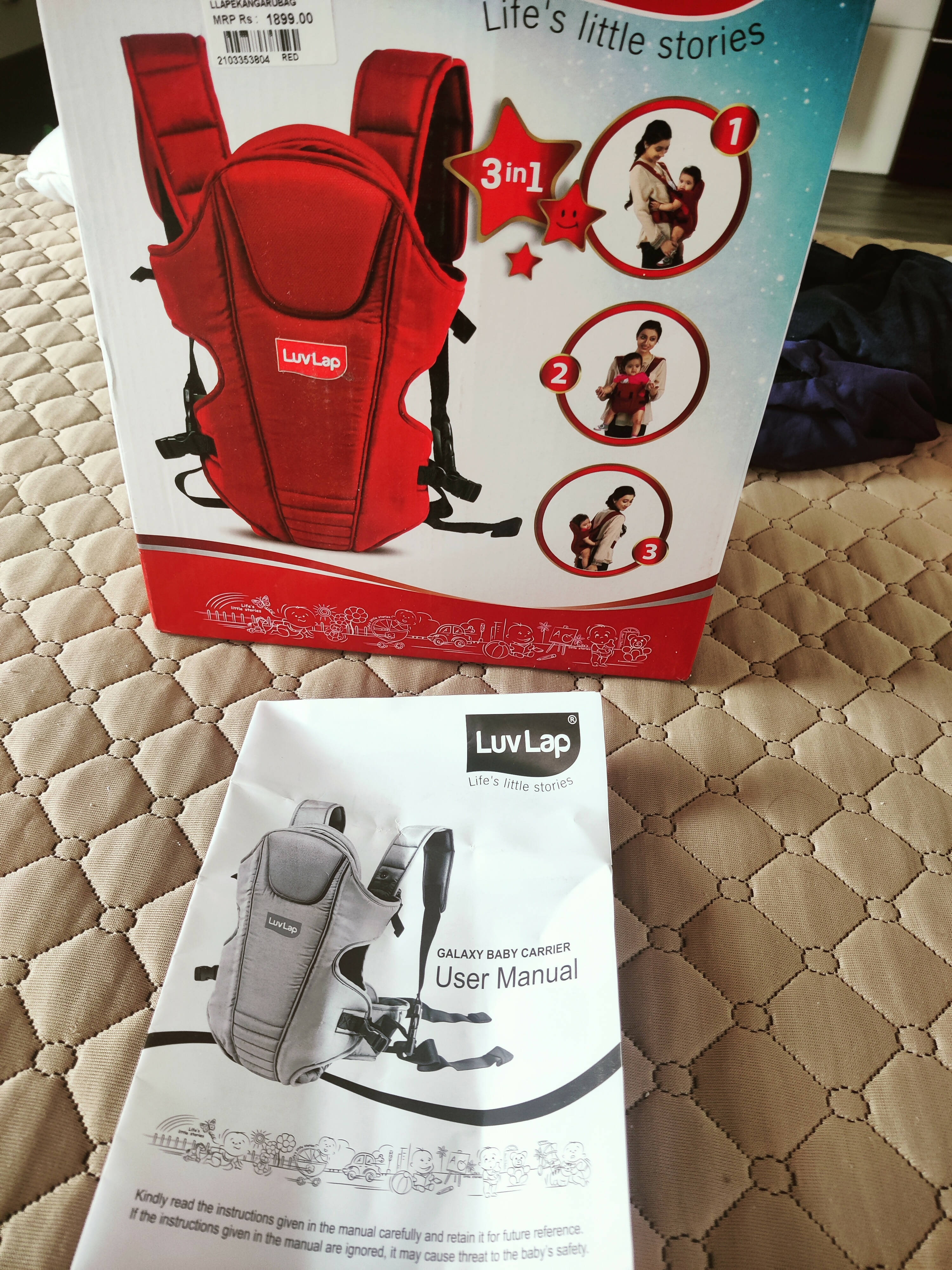 LUVLAP Galaxy baby carrier PyaraBaby