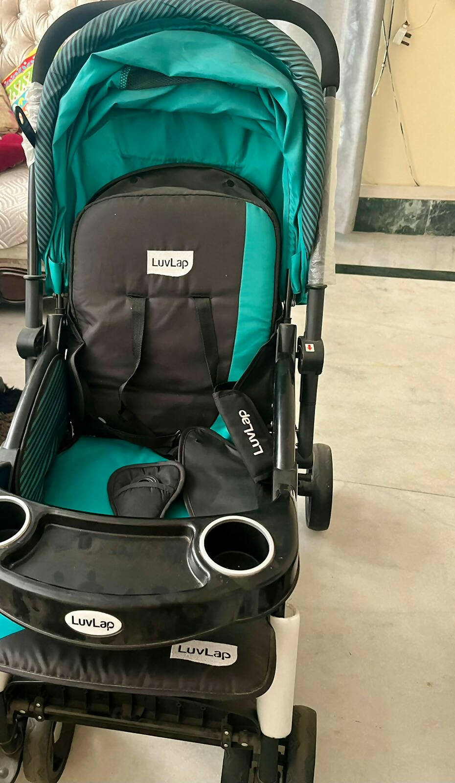 LUVLAP Baby Stroller Blue PyaraBaby