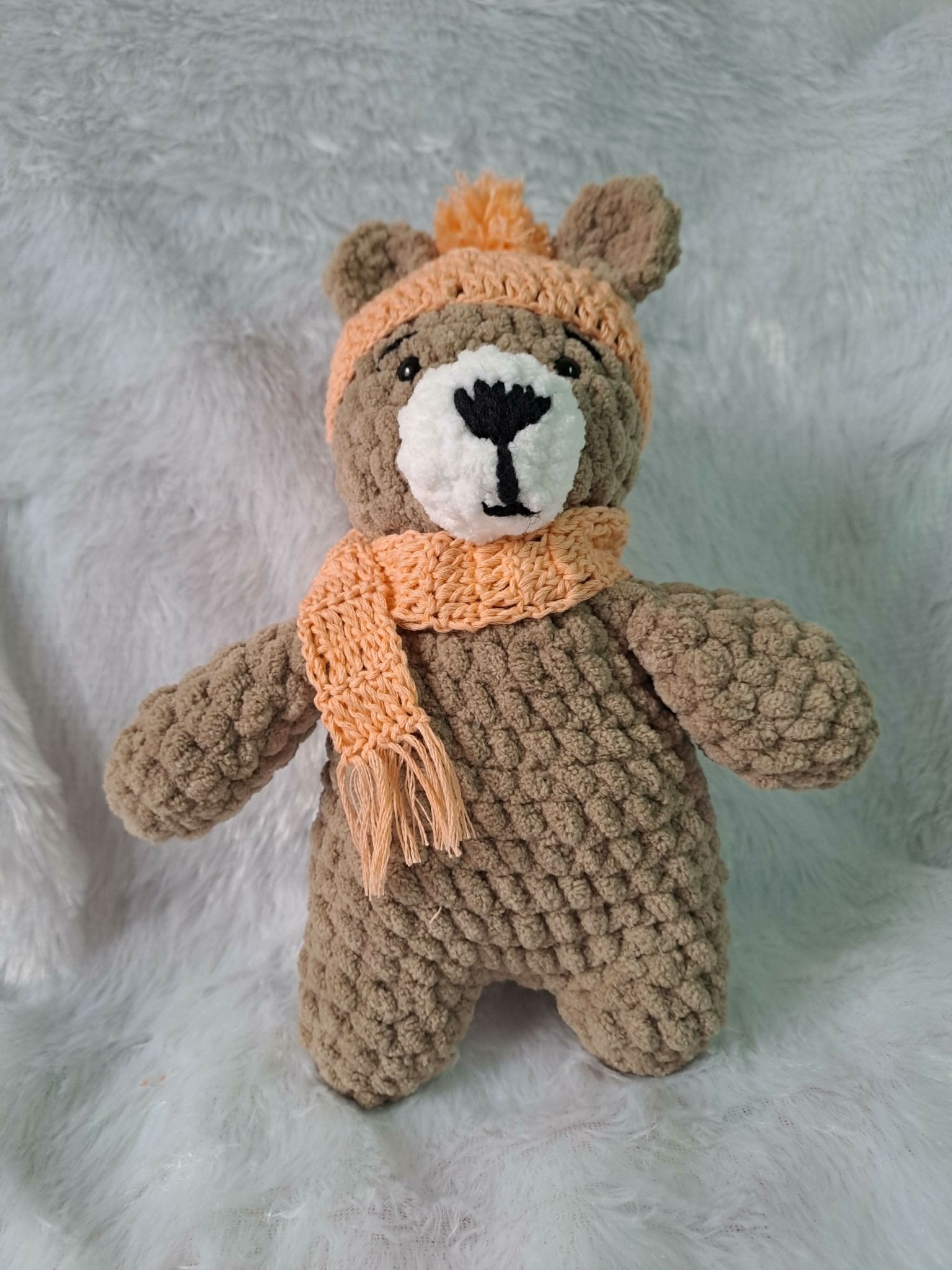 Give the gift of cuddles with the Crochet Plushie Bear—a lovable companion crafted with soft yarn and sweet details, sure to become a cherished favorite.