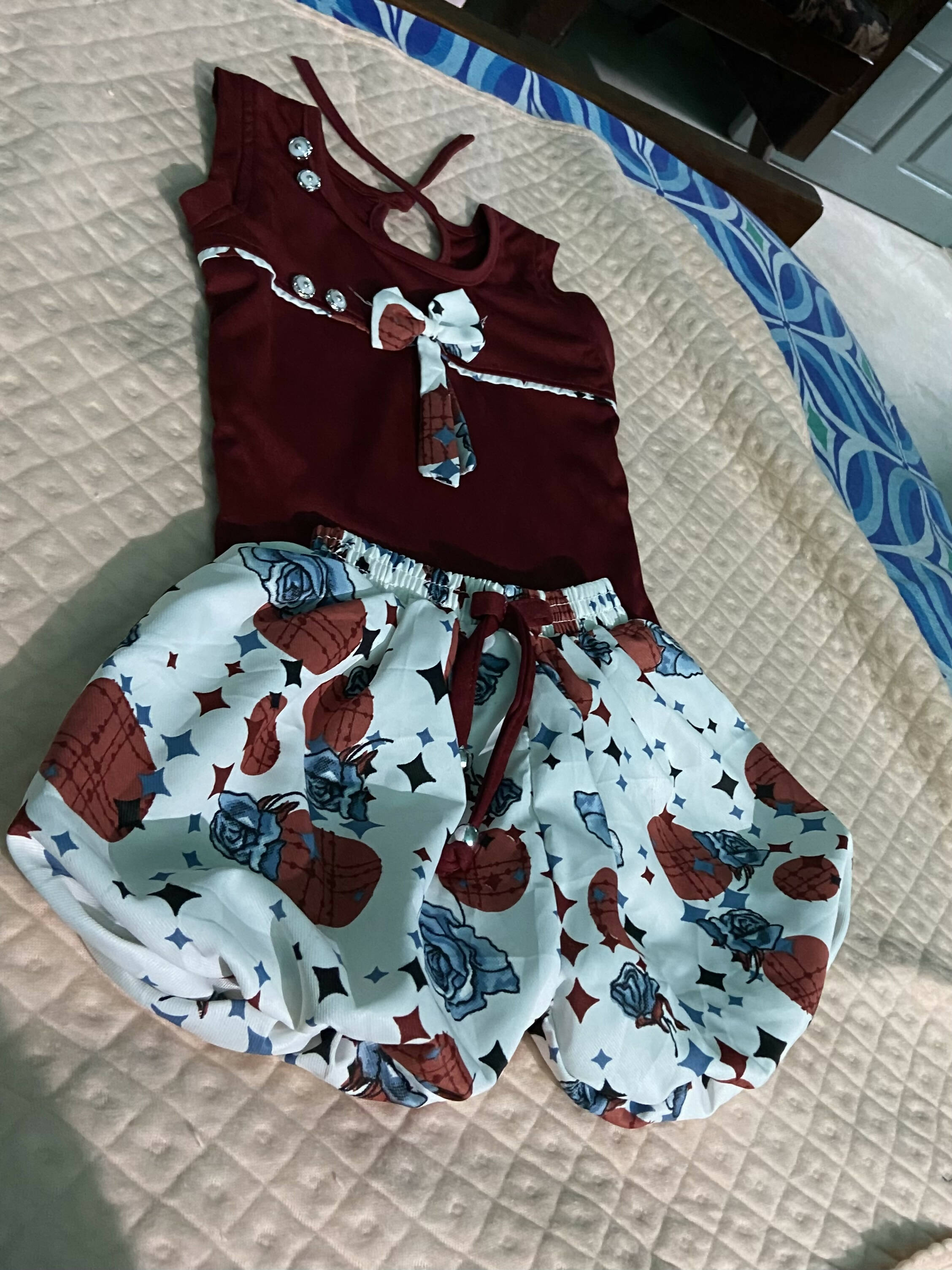 Baby girl short cum skirt & tees - PyaraBaby