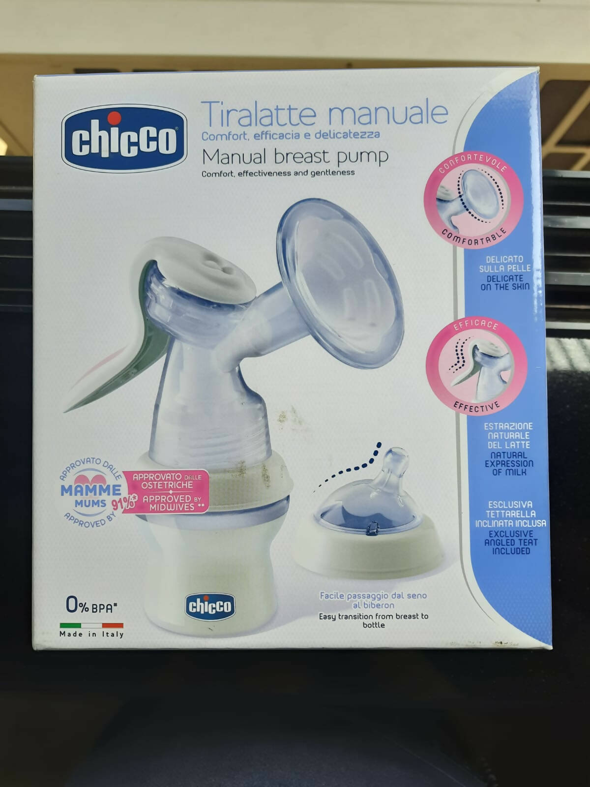 CHICCO Manual Breast Pump PyaraBaby