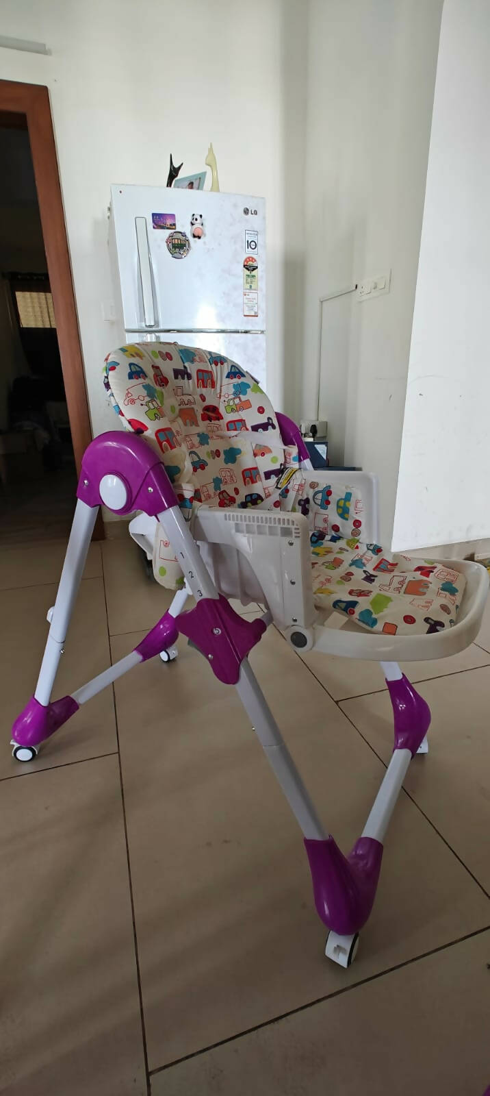 LUVLAP Royal High Chair for Baby - Purple - PyaraBaby