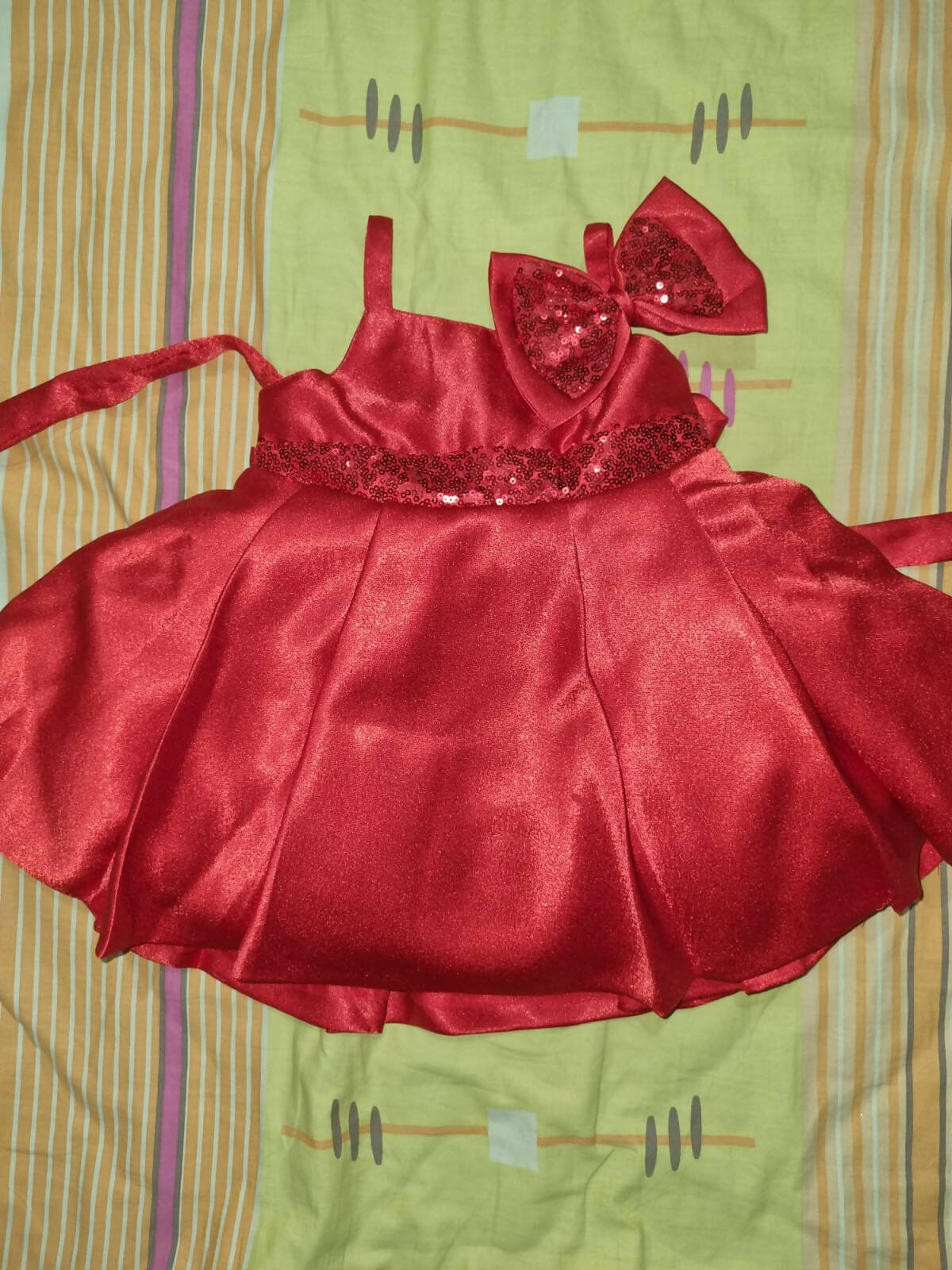 Pretty Red Frock/Dress for Baby Girl - PyaraBaby
