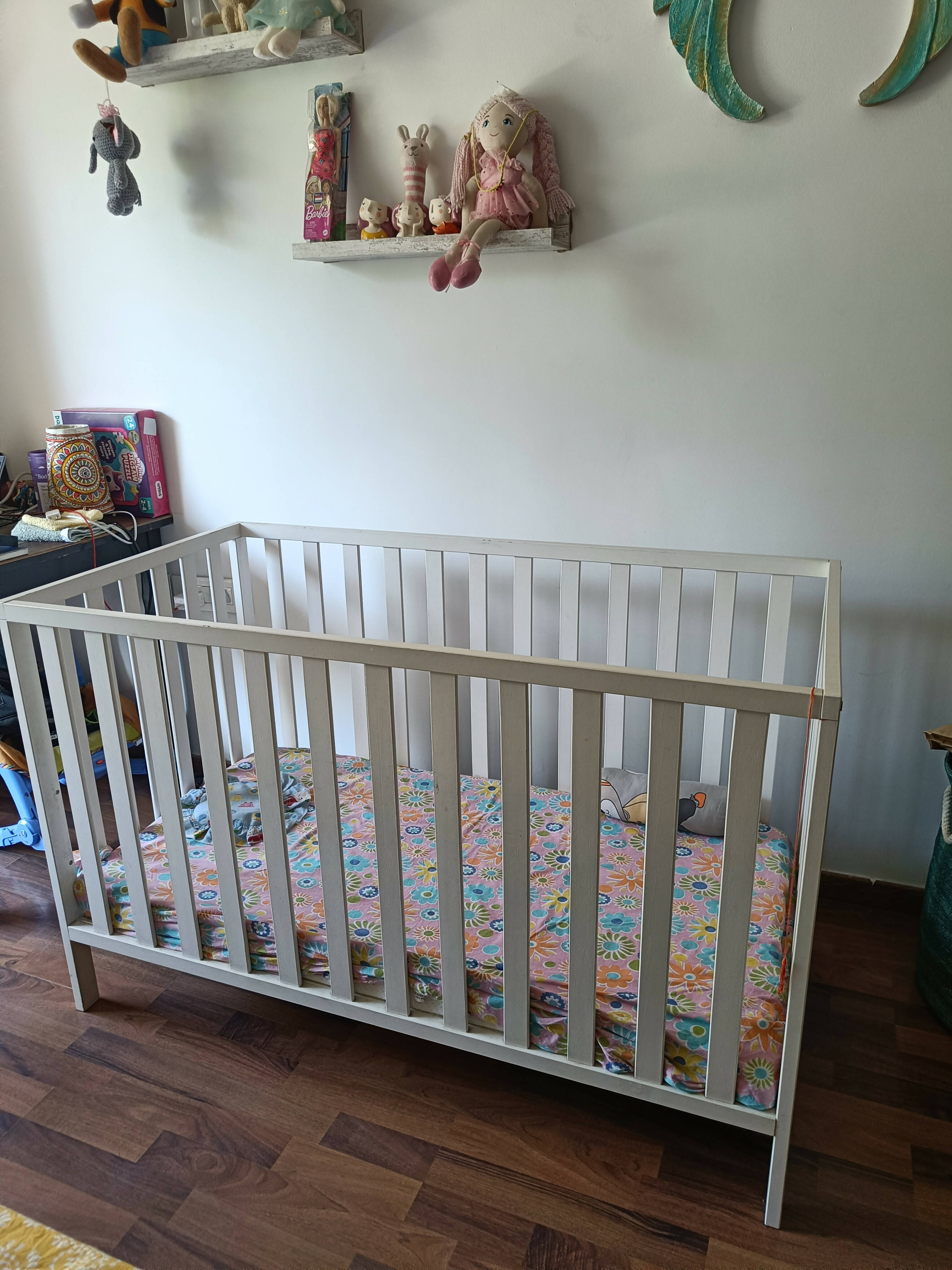 MOTHERCARE Ayr Baby Cot/Crib, Dimension - 1.22m x 79cm x 61cm - PyaraBaby