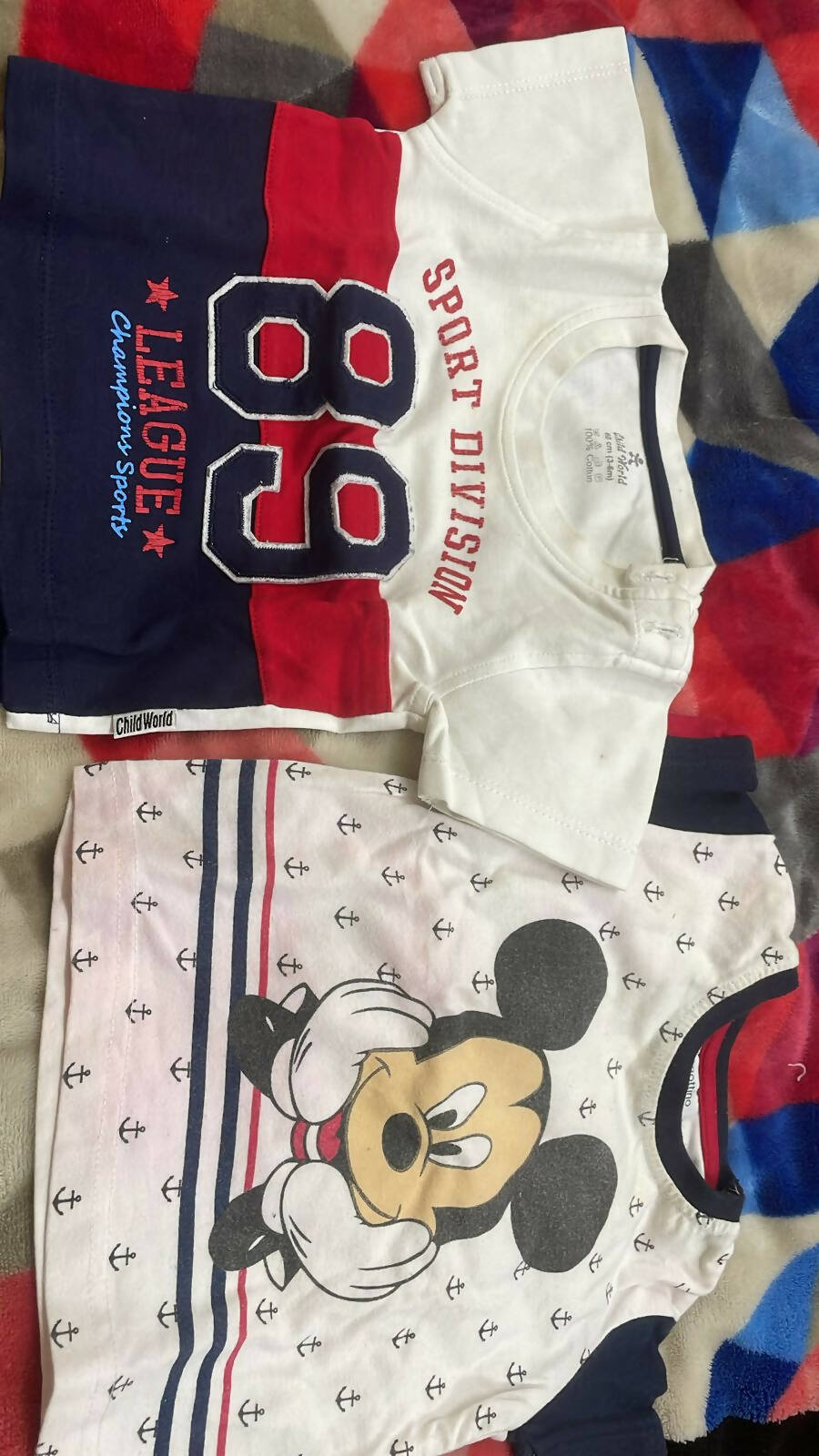 FAGOTTINO and CHILD WORLD Tshirts for 3-6 months - PyaraBaby