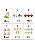 ILEARNNGROW Numbers Flash Cards for kids, Number Recognition, Preschool Education, Educational Activities, Learning Numbers, Counting Skills - PyaraBaby