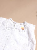 TINY TIGGY  Baby Girl Summer Eyelet Embroidery Set  2-piece set