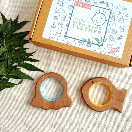 wooden teethers